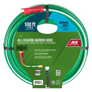 (image for) 5/8 in. D X 100 ft. L Medium-Duty Green Hose
