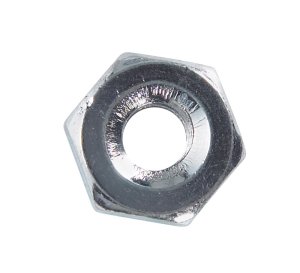 (image for) 8 in. Zinc-Plated Steel SAE Screw Nut 100 pk