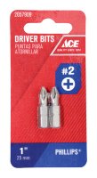 (image for) Phillips 2 x 1 in. L Insert Bit S2 Tool Steel 2 pc.