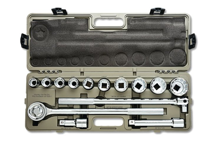 (image for) Crescent 3/4 in. drive SAE 6 and 12 Point Mechanics Tool Set 14 