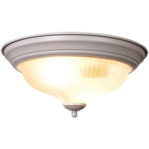 (image for) 13.25 in.2-Light White Flushmount