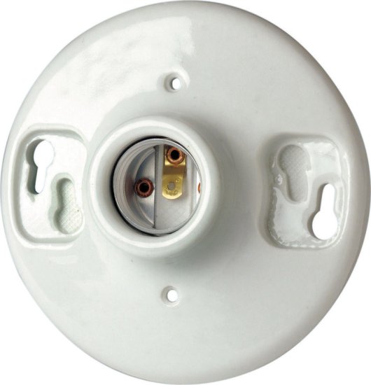 (image for) Porcelain Keyless Lampholder