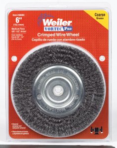 (image for) Vortec Pro 6 in. Crimped Wire Wheel Brush Carbon Steel 60