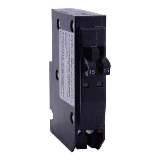 (image for) QO 15/15 amps Tandem Single Pole Circuit Breaker