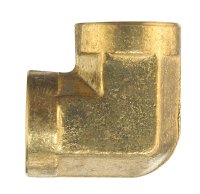 (image for) 1/2 in. FPT x 1/2 in. Dia. FPT Yellow Brass Elbow