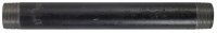 (image for) 1-1/4 in. MPT x 12 in. L Black Steel Nipple