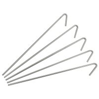 (image for) .787 in. H x .557 ft. L Aluminium Fence Ties Silver