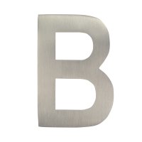 (image for) 4 in. Silver Brass Screw-On Letter B 1 pc.