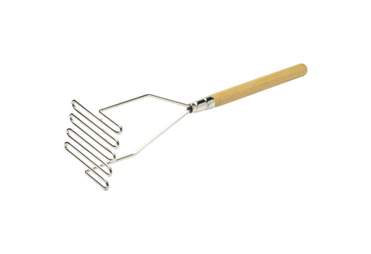 (image for) Stainless Steel Drywall Mud Masher 5 in. L