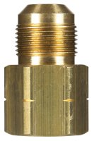 (image for) 15/16 in. Flare x 3/4 in. Dia. Female Brass Gas Adapter