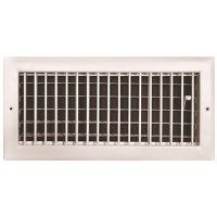 (image for) 14 in. x 6 in. Adjustable 1 Way Wall/Ceiling Register