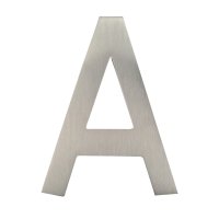(image for) 4 in. Silver Brass Screw-On Letter A 1 pc.