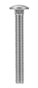 (image for) 0.375 in. Dia. x 3 in. L Stainless Steel Carriage Bolt 2