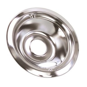 (image for) Drip Pan fits GE Ranges in Chrome, 6 in. 1pc