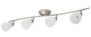 (image for) 36 In. Incandescent Track Light Fixture (Brushed Nickel)