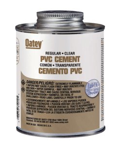 (image for) Clear Cement For PVC 8 oz.