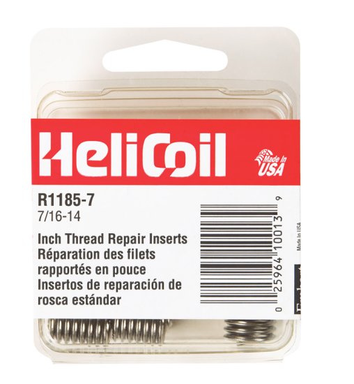 (image for) 7/16 in. Stainless Steel Thread Insert 14