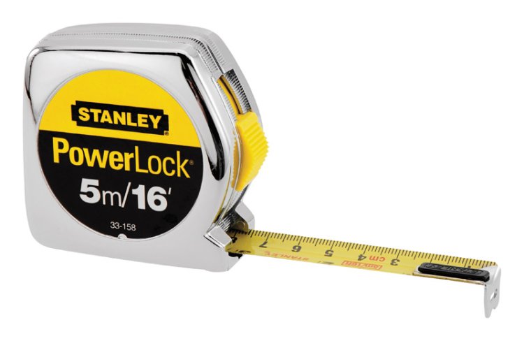 (image for) PowerLock 16 ft. L x 0.75 in. W Tape Measure Silver 1 pk