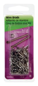 (image for) 19 Ga. x 1/2 in. L Bright Steel Brad Nails 1 pk 1.75 oz.