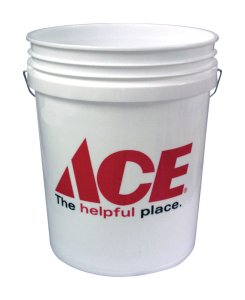 (image for) White 5 gal. Plastic Bucket