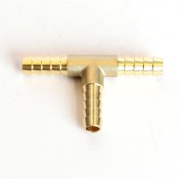 (image for) Brass 5/16 in. D X 5/16 in. D Tee Connector 1 pk