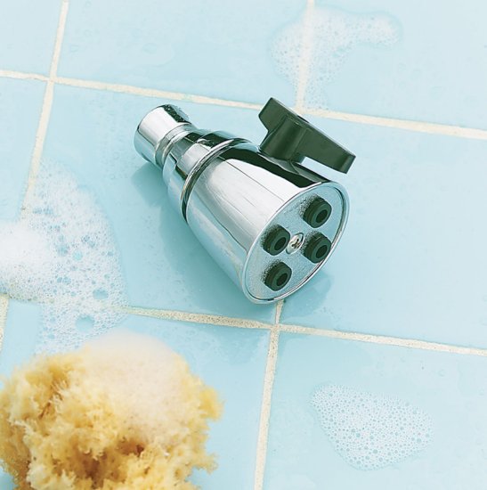 (image for) Chrome Brass 6 settings Showerhead 2.5 gpm