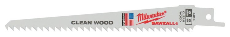 (image for) Sawzall 6 in. Bi-Metal Clean wood cutter Reciprocating