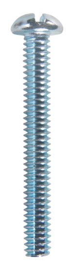 (image for) No. 1/4-20 x 2 in. L Combination Round Head Zinc-Plated