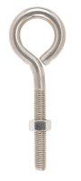 (image for) 1/2 in. x 6 in. L Stainless Stainless Steel Eyebolt Nut