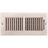 (image for) 10 in. x 4 in. 2-Way Steel Wall/Ceiling Register