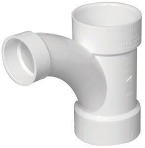 (image for) Schedule 40 4 in. Hub x 4 in. Dia. Hub PVC Long T