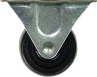 (image for) 3 in. Dia. Soft Rubber Caster 175 lb. 1 pk