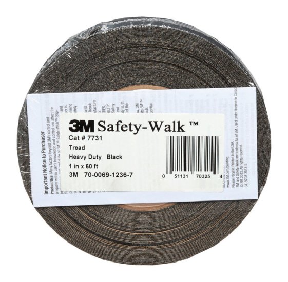 (image for) Black Anti-Slip Tape 1 in. W x 60 ft. L 1 pk