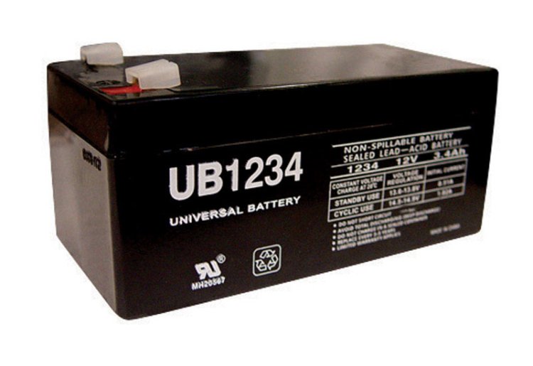 (image for) UB1234 3.4 amps Lead Acid Battery
