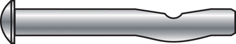 (image for) 1/4 in. Dia. x 3 in. L Steel Mushroom Head Spike Anchors