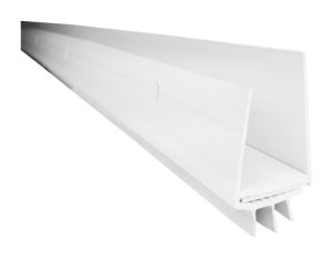 (image for) Building Products White Vinyl Door Sweep For Doors 3 ft. L x 3/