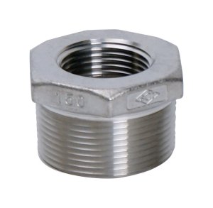 (image for) 1-1/4 in. MPT x 1 in. Dia. FPT Stainless Steel Hex