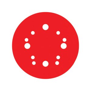 (image for) 5 in. Ceramic Blend Hook and Lock Sanding Disc 120 Grit F