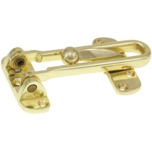 (image for) Polished Brass Security Door Guard