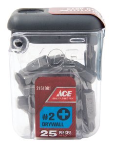 (image for) Phillips 2 x 1 in. L Drywall Insert Bit S2 Tool Steel 25 pc.