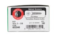 (image for) No. 14 x 1-1/4 in. L Phillips Pan Head Stainless Steel S