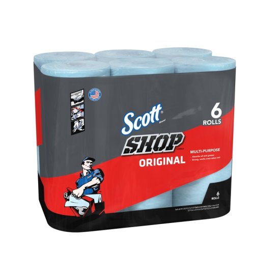 (image for) Scott Shop Towel 55 sheet 1 ply 6 pk