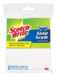 (image for) Scotch-Brite Delicate, Light Duty Soap Scum Eraser For All Purpo