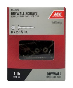 (image for) No. 8 x 2-1/2 in. L Phillips Drywall Screws 1 lb. 114 pk