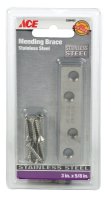 (image for) 0.625 in. W x 3 in. L Stainless Steel Mending Brace