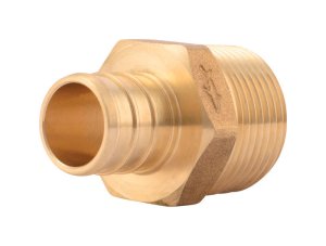 (image for) 3/4 in. Barb X 3/4 in. D MPT Brass Pex Adapter
