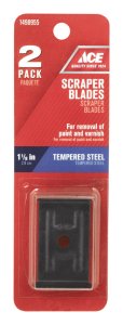 (image for) 1-1/8 in. W Tempered Steel Double Edge Scraper Blade