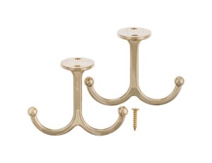 (image for) 3.5 in. L Bright Brass Gold Brass Medium Undershelf Long Arm