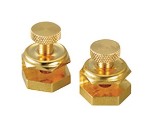 (image for) 1/2 in. L x 1/2 in. H Brass Framing Square Gold