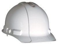 (image for) Polyethylene 4-Point Ratchet Safety Hard Hat White 1 pk